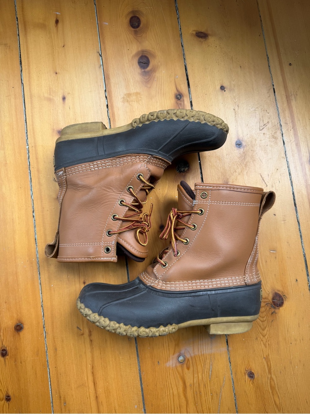 LL Bean Leather Duck Boots